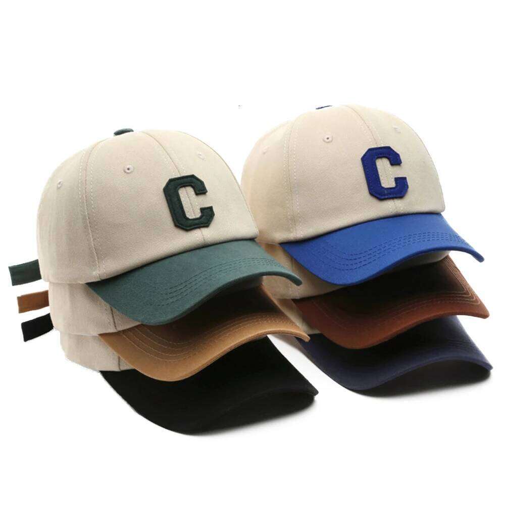 FS Trendy Korean Big Letter Baseball Caps For Men Luxury Brand Khaki Green Women Hat Winter Outdoor Sports Golf Cap Bone 2026 Z260314