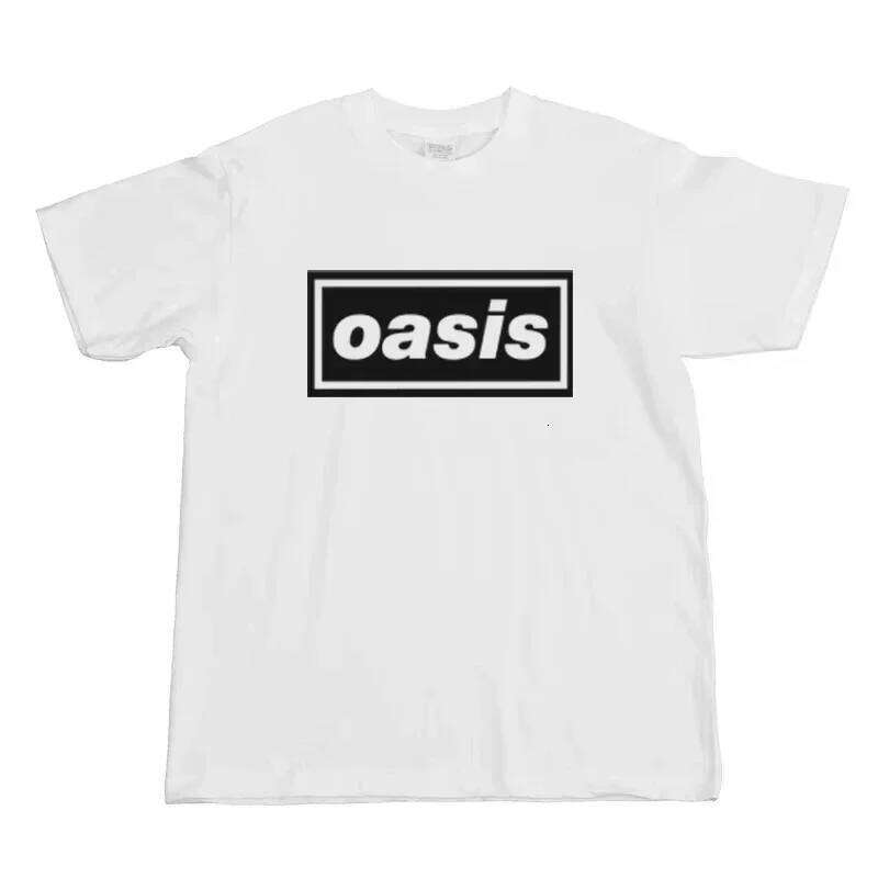 Classic Rock Band O-Oasis T-Shirt Women T Y2K Short Sleeve Tee Shirt Summer Fashion Clothing Gift for Fans Z260314