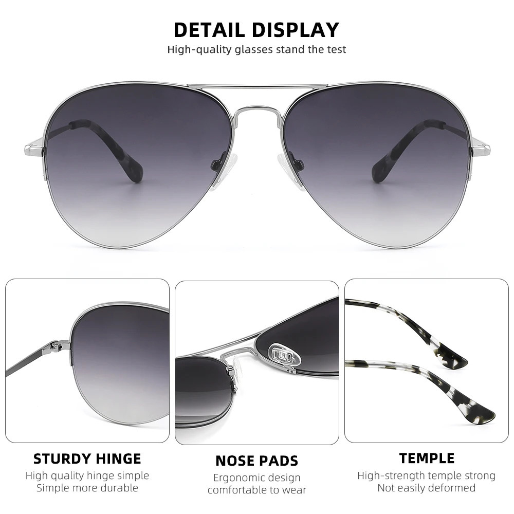 2025 Polarized Sunglasses Men Metal Frame UV400 Unisex Fashion Sunglasses Male Solar Glasses Ladies 260312