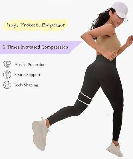 Women's Compression Yoga Pants Butt Lifting Leggings Seamless High Rise Slim-Fitting Stretchy Workout Gym Casual 26Y0313