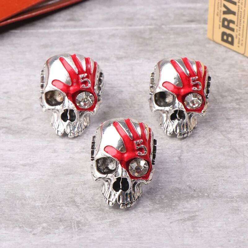 Five Fingers Death Punch Skull Vintage Chunky Gothic Jewelry Dainty Ring For Men H260312
