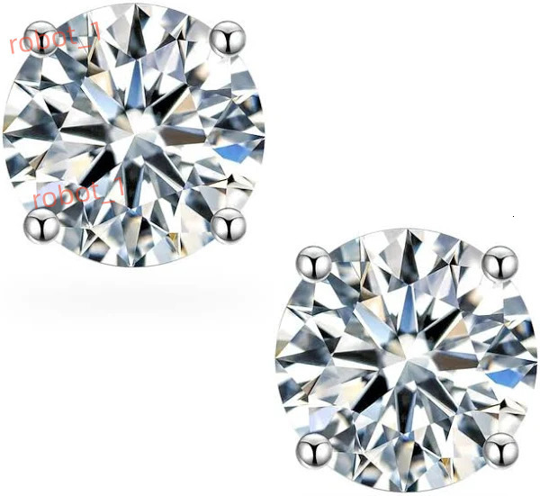 Top Quality Moissanite Diamond Earring with Brilliant Cut Stones Perfect for Weddings and Gifts Affordable at Wholesale Price