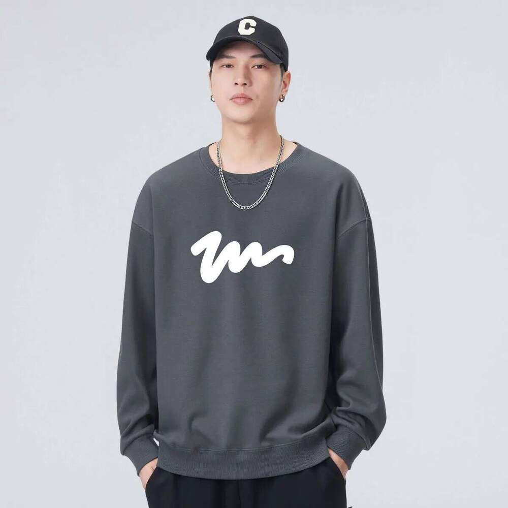 Outlet Men's Long Sve Hoodie Premium Quali Tailored Single Batch 300g Autumn Collection Comfortable Fit round Ne Sweat... Z260315