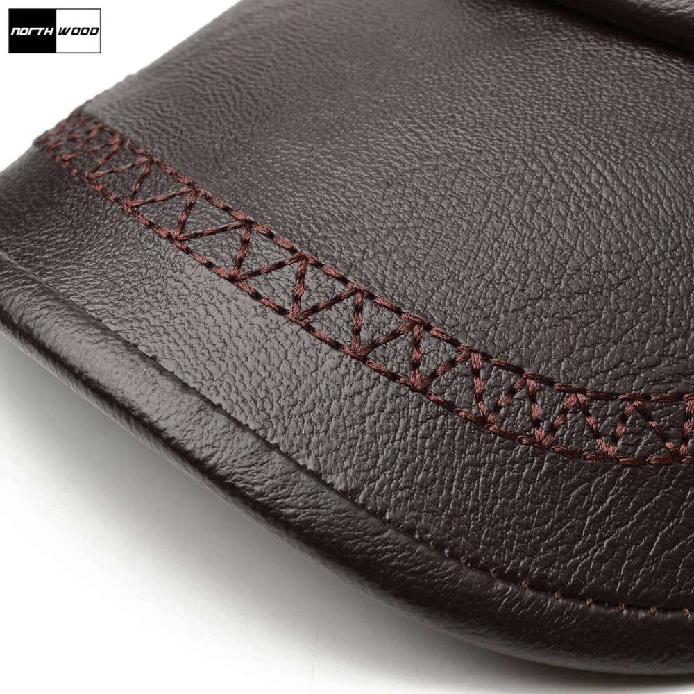 NORTHWOOD High-Quality Adjustable Faux Leather Baseball Cap Warm Medium Thickness Men's Snapback Hat for Autumn Winter Z260314