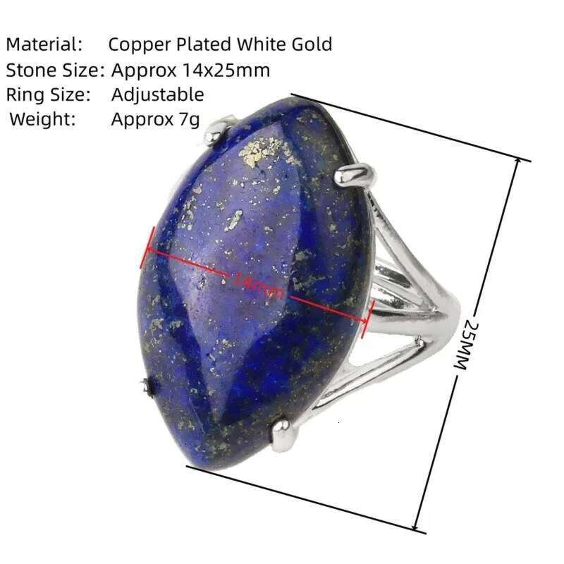 Oval Natural Stone Amethyst Ring for Boys Women Gift Retro Boho Gothic Anillos Steampunk Style At Halloween party H260312