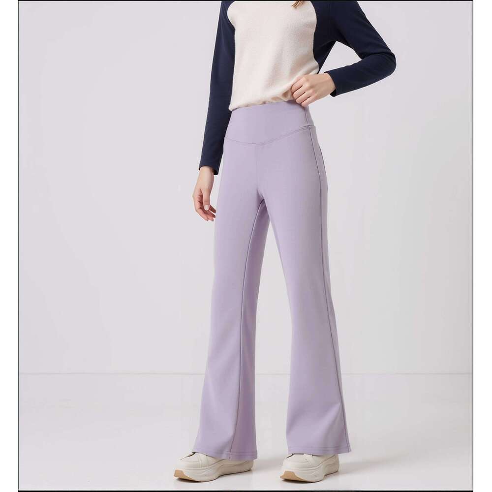 Girls Flared Pants High Waist Yoga Leggings Teenagers Stretch Elastic Waistband Kids Sportswear Trousers Autumn Spring 26Y0313