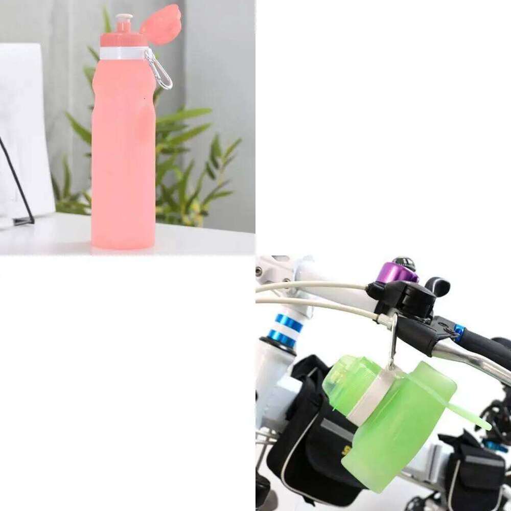 600ml Collapsible Gym Drinking with D Buckle Leakproof Reusable BPA Foldable Water Bottle Z260313