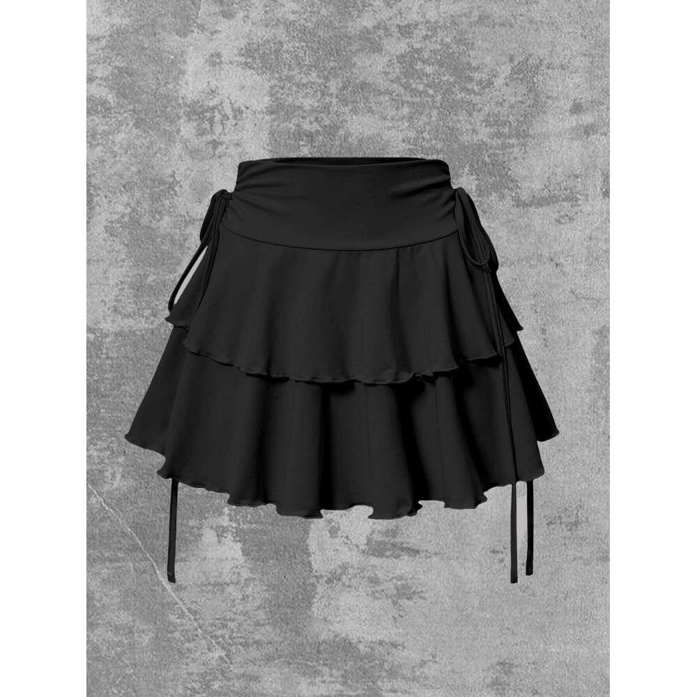 2025 New Sexy Mini Women Fashion Outdoor Versatile High Slim Fit Elastic Waist Short Skirt Z260314