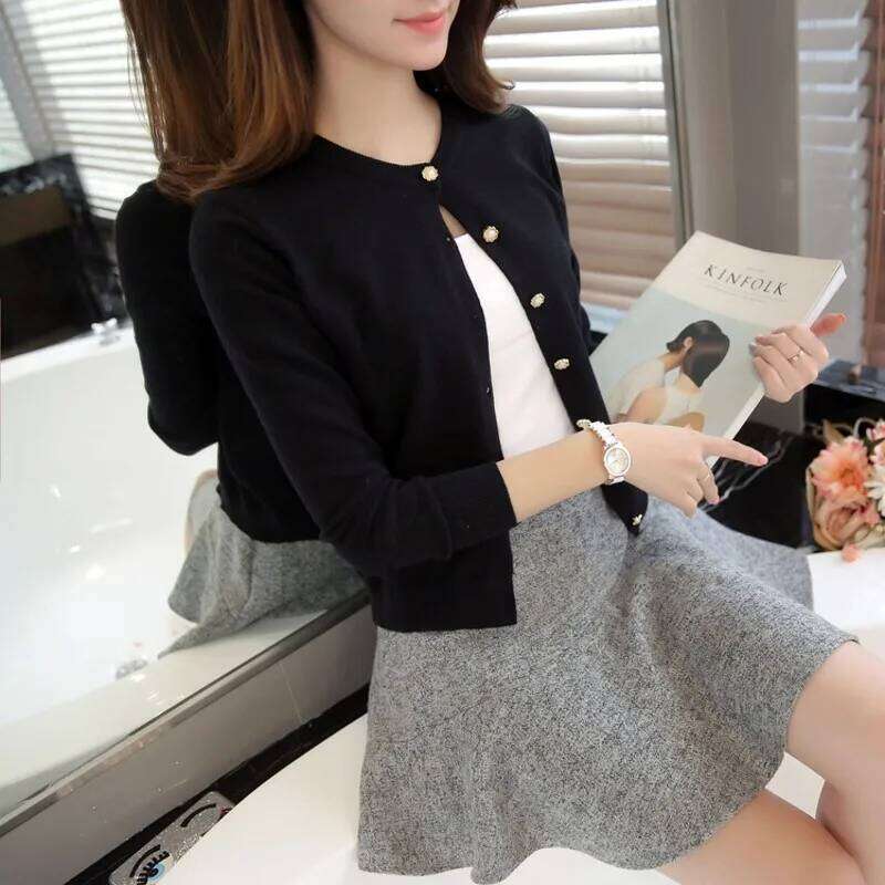 New Spring Summe 2024 Women Knit Cardigan Sweater Casual Short Coat Female A Little Shawl Thin Knitted Jacket Elegant Outerwear Z260314