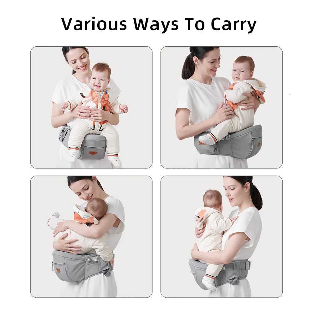 Sunveno Convinient Ergonomic Baby Carrier Infant Hip Seat Toddler Waist Seat Stool Carrier Baby Carrier Adjustable Comfortable X260313