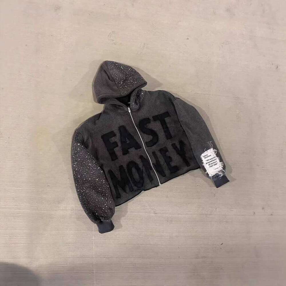 New Personalized Street Cross-border Men's And Women's Heavy Retro Design Sweatshirts, Jackets Hoodie Conjunto Deportivo Mujer Z260315