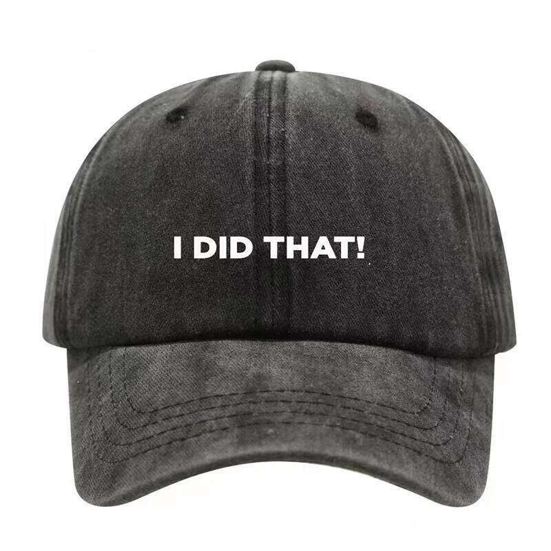 Custom I DID THAT Printing Embroidery Baseball for Women Men Sports Outdoor Hip Hop Snapback Dad Hat Kid Cap Adjustable Z260313