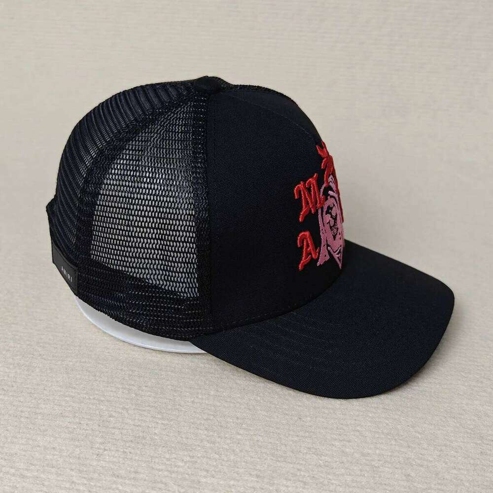 Lettering Embroidered Trucker Hat Adjustable Baseball Cap Z260313