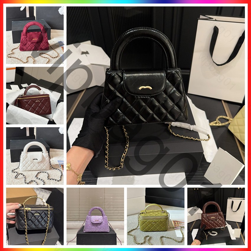 7A 2026 New Luxury Designer Bag Cross body Shoulder Bag Cosmetic Bag Totes Women's Chain cc bag Fashion Classic Leather Makeup Bag Goat Hide Handbag Wallet Ladies Purse