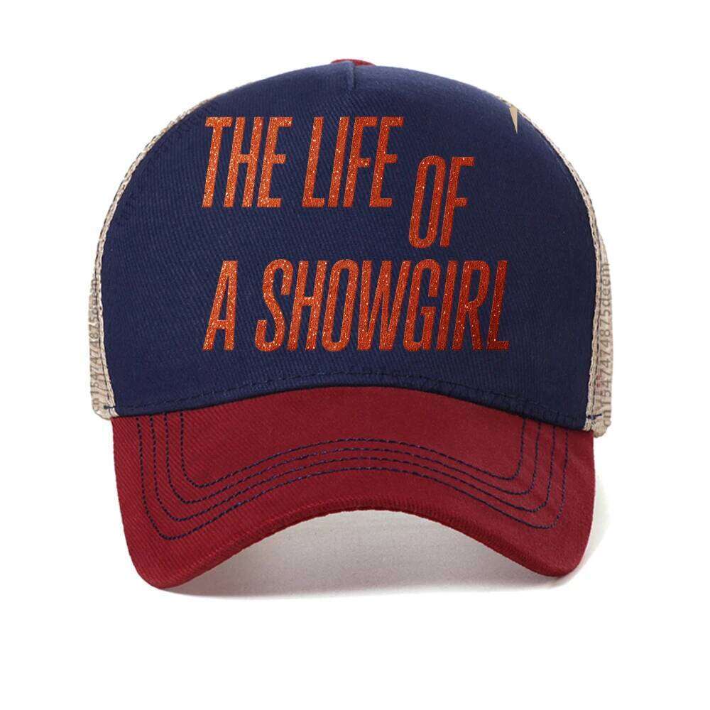 Taylor New Ablum The Life of A Showgirl baseball cap Fashion Summer Women HarajukuTrend Casual caps mesh Breathable hat Z260313