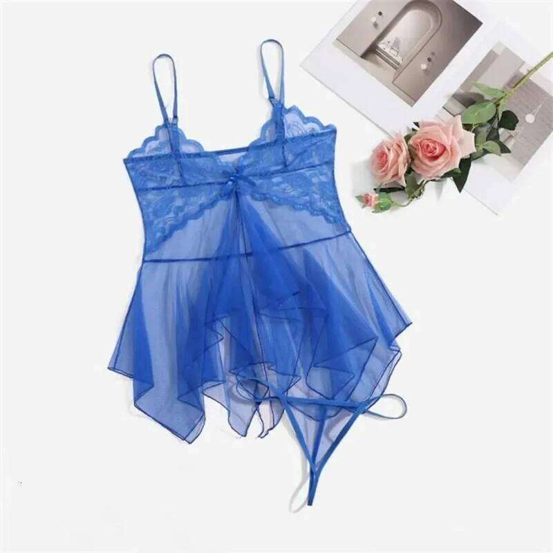 For Fine Women Women'S Lace Fluoroscopy Beauty Elegant Reverie Sexy Lingerie Fantasy Tulle Intimate Set