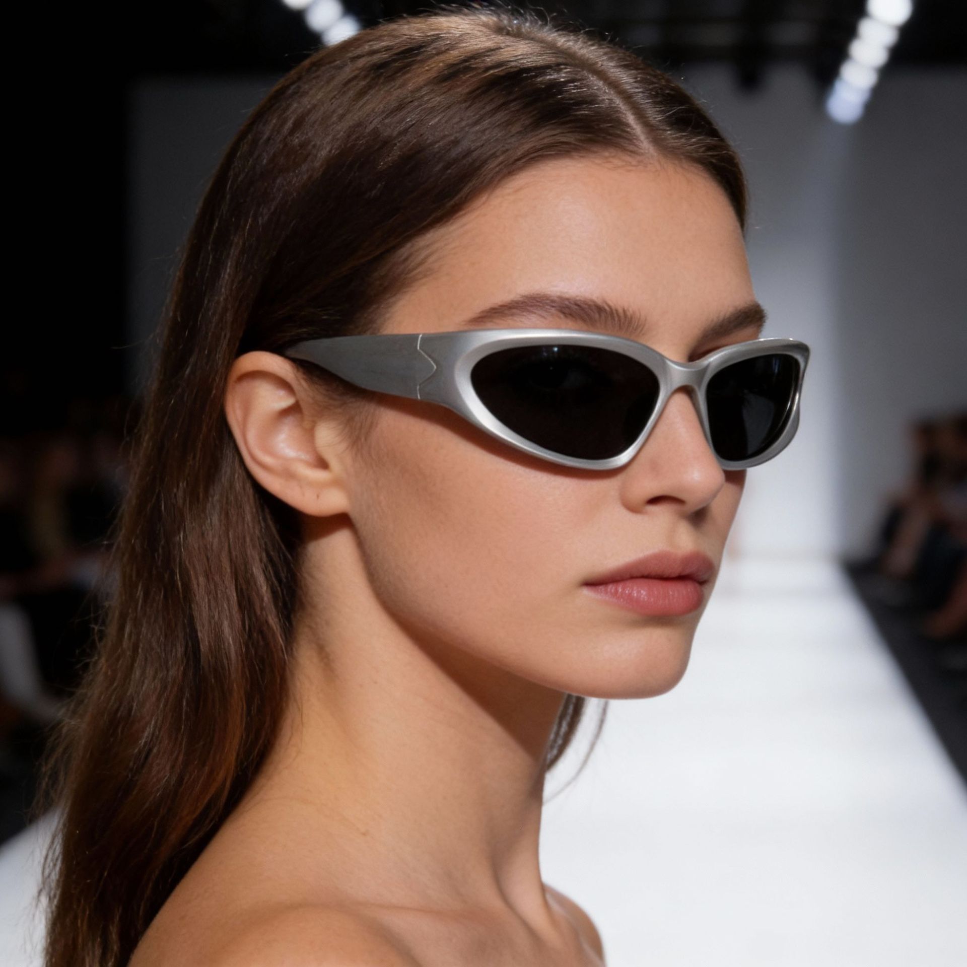 European and American Y2K Millennium Future High-End Women INS New Style Sunglasses for Men UV Protection Cycling Glasses