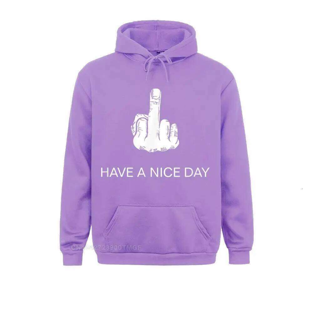 Sarcastic Have A Nice Day Middle Finger Men Women Funny Hoodies For Students Cool Sweatshirts New Fashion Clothes Long Sleeve Z260314