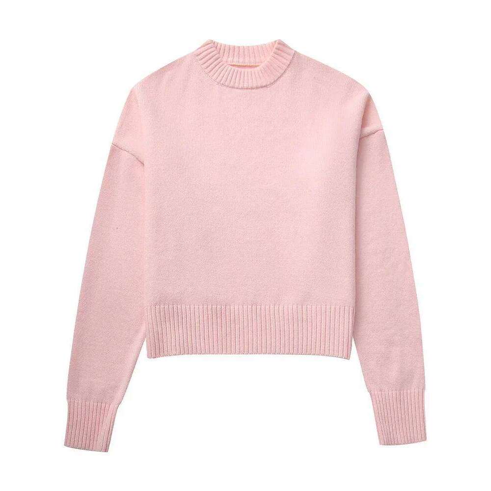 Tossy Pink Knitwear Sweater For Women Long Sleeve Fashion Loose Patchwork Cute Y2k Top Female Knit Elegant Pullover New Z260313