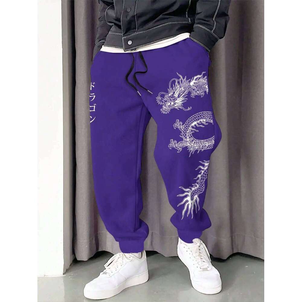 New sports for men 2024 trendy versatile men's loose trousers spring and autumn casual retro pants sweatpants S-3XL Z260315