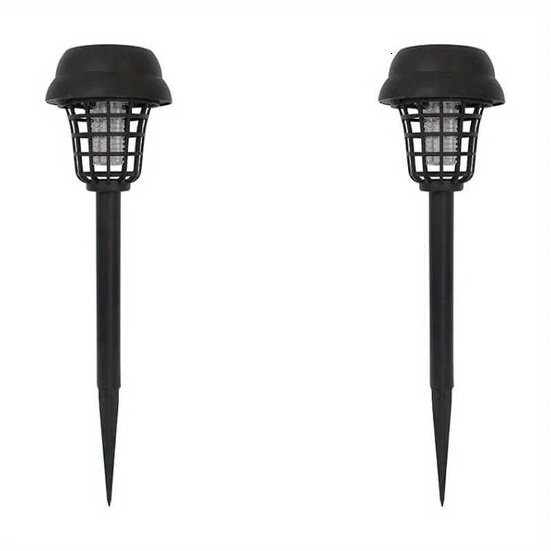 2pcs Solar Mosquito Killer LampGarden Fly Trap LampYard Mosquito Trap Electric Shock Insect Killing Mosquito Repellent Lamp H260313
