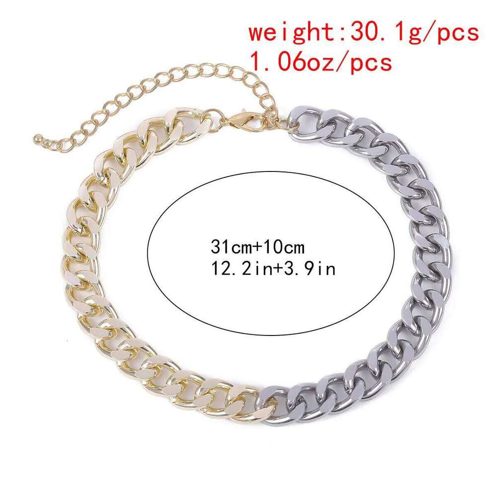Punk Minimalist Stainless Steel Chain Thick Necklace Men's 2022 Vintage Necklaces Women's Banquet Party Fashion Jewelry Gift H260312