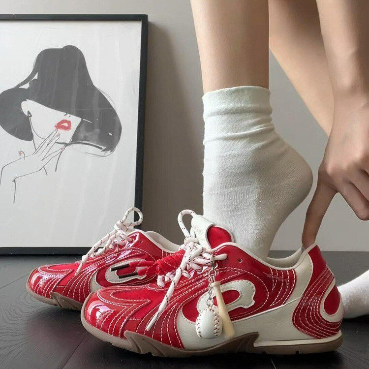 Designer Shoes Retro Versatile Baseball Training Shoes New Thin Sole Casual Sports Racing Forrest Gump Shoes Trendy Trendy Shoes