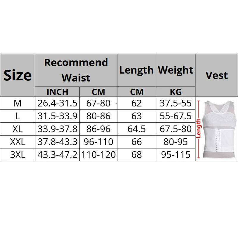 Mens Body Shaper Compression Vest Abdomen Shapewear Tummy Slimming Sheath Gynecomastia Shapers Corset Waist Fajas Tops 26Y0312