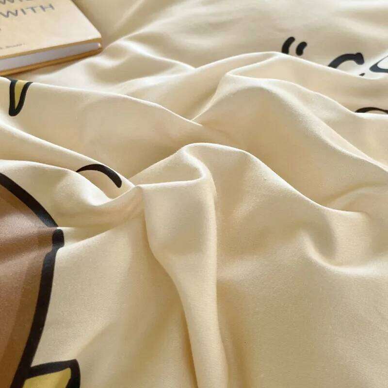 2026 Guinea pig capybara 3pcs Bedding Pure 100% cotton Bedding, Student Dormitory Bed Sheets Duvet Cover Set H260312 - view 7