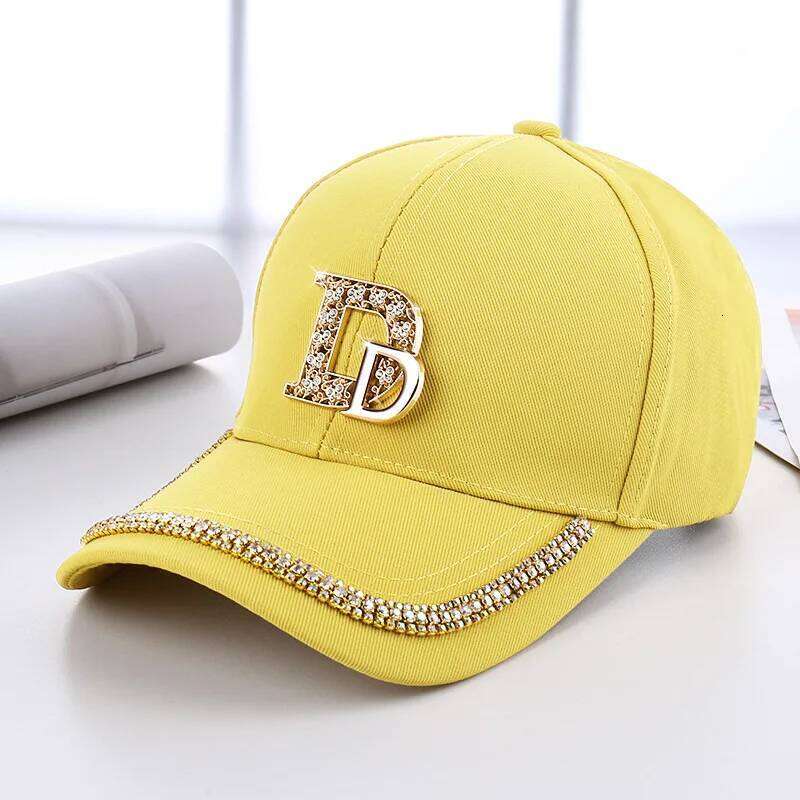 CNTANG 2024 Fashion Diamond D Letter Baseball Cap For Women Snapback Summer Outdoor Sun Protection Hat Autumn Casual Ladies Caps Z260313