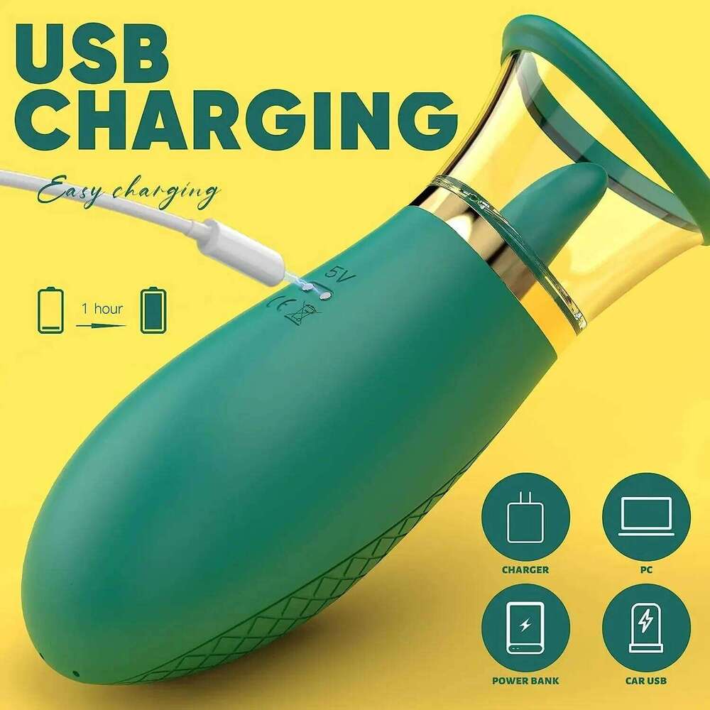 Tongue Licking Clitoris Vibrator Female Nipple Massager Three-Level Suction Vaginal Orgasm Masturbator for Women Adult Sex Toys 26H0313