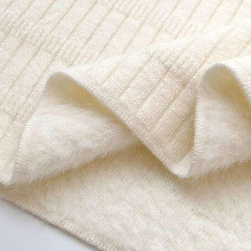 Women Elegant Thicken Velvet Lined Warm Sueter Fleece Knitted Pullover Autumn Winter Turtleneck Sweater Slim Knitwear Jumper Z260313