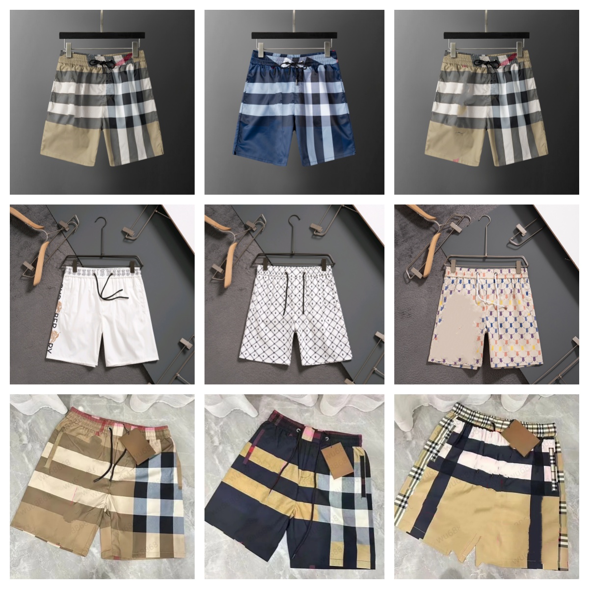 Mens Shorts Designer Beach Shorts Pants Waterproof vintage Printed Drawstring loose Pants Relaxed Streetwear Sweatpants washed shorts Swim Trunks Sport