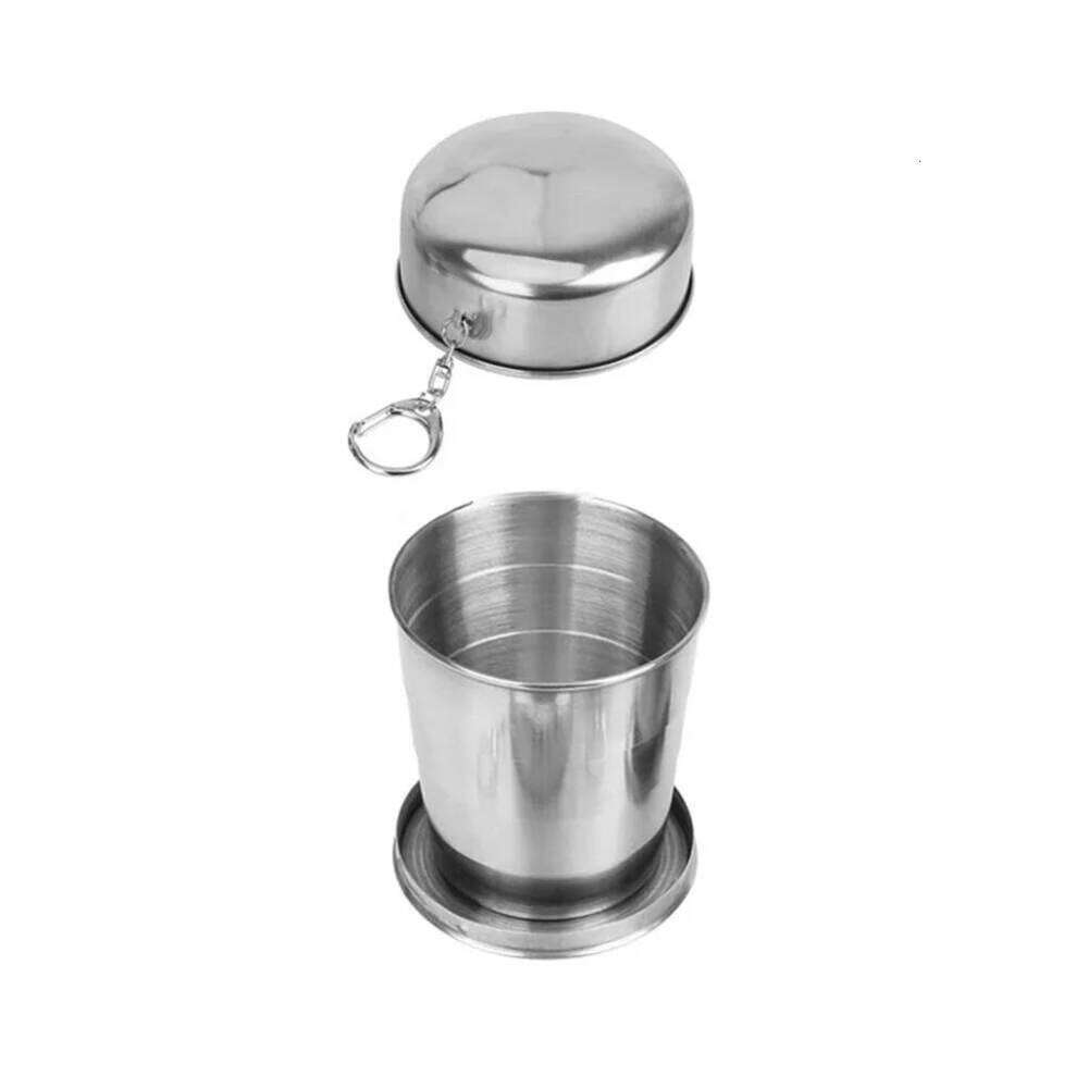 Portable Stainless Steel Telescoping Cup Perfectly Designed for Camping Hiking and For Outdoor Beverage Enjoyment Z260314