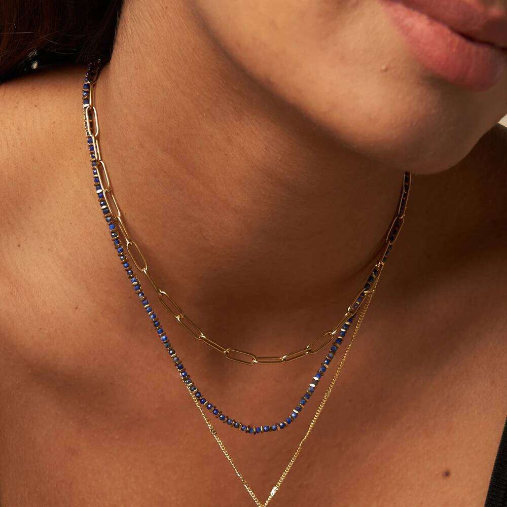 ZMZY Vintage Unique New Natural Stones Simple Choker Necklaces Women Beaded Collar Necklace Designer Jewelry Bijoux H260312