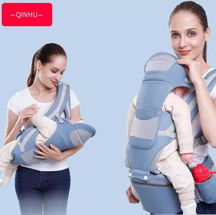 New 0-48 Month Ergonomic Baby Carrier Infant Baby Hipseat Carrier 3 In 1 Front Facing Ergonomic Kangaroo Baby Wrap Sling X260313