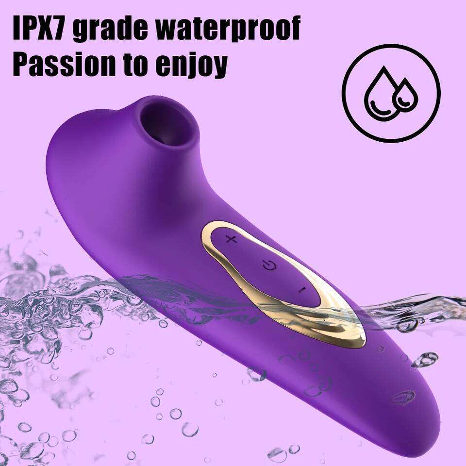 Powerful Suction Cup Sucking Vibrator Clitoral Nipple Oral Vacuum Stimulating Massager for Female Masturbation Sex Toy 26H0313