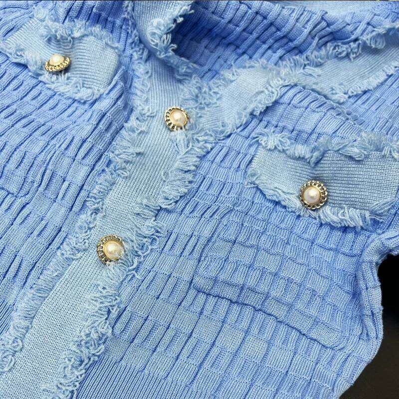 YuooMuoo 2026 New Arrival Women Knitted Long Elegant V-neck Single-breasted Split Sweater Dress Office Lady Vestidos Z260313