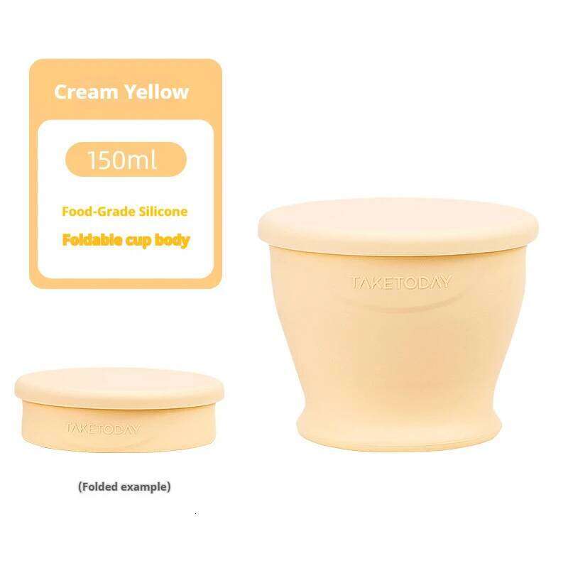 Foldable Portable Silicone Outdoor Camping Travel Compressed MouthwashTourist Water Cup High-temperature Resistant Z260314