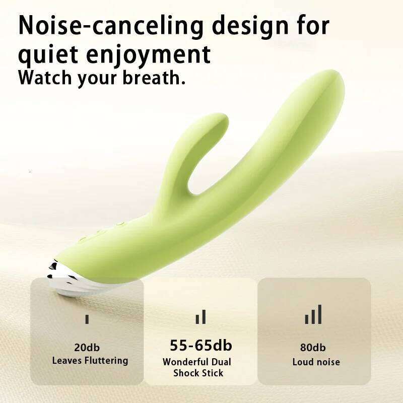 2-in-1 Female Dildo Bunny Vibrator Adult Toys Clitoral Orgasm G-Spot Stimulation Sex Store 26H0313