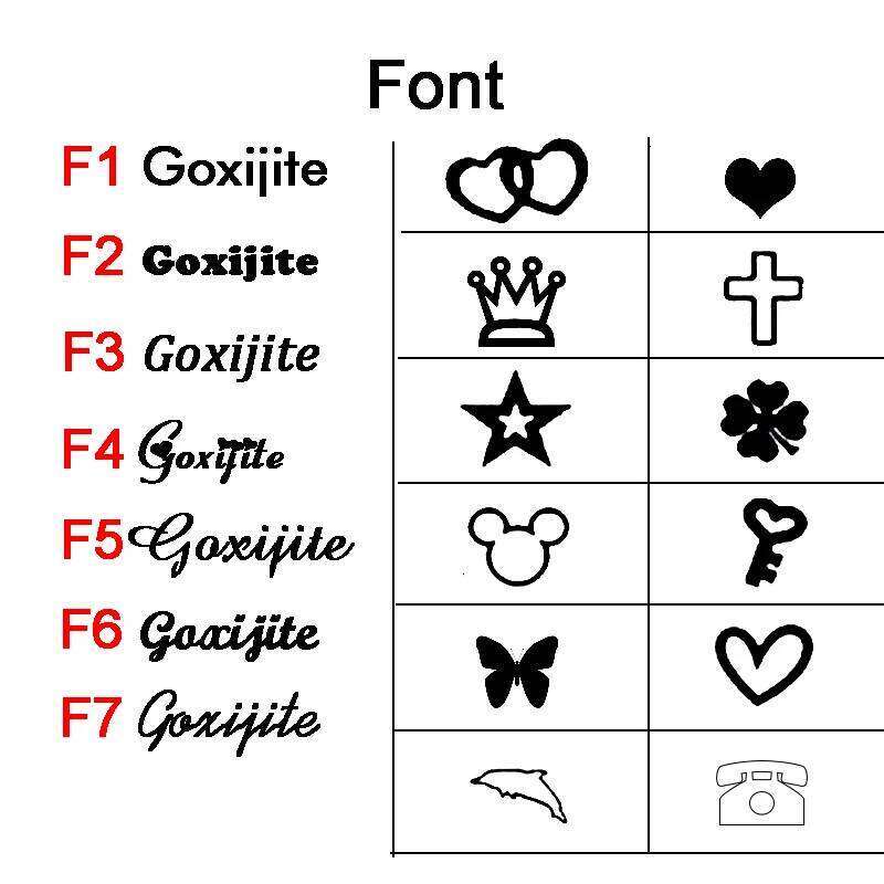 Goxijite Stainless Steel Engraving Square Bar Custom Name Pendant Necklace Gold 3 Colors Women Men Party Gift H260312