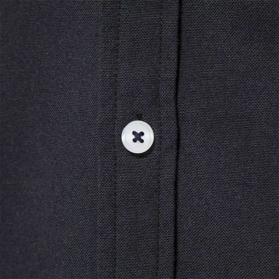 New Spring Cotton Blend Men S Oxford Shirt Long Sleeve Button Down Social Buinesss Casual Shirts For Men