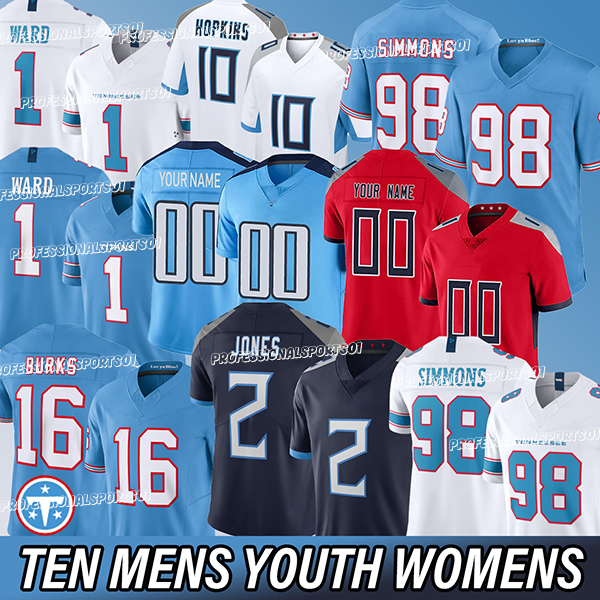 Tennesse city Titan Jersey #1 Ward #20 Pollard #98 Simmons Titan Jersey Cameron Ward Tony Pollard Jeffery Simmons Tennessees city Titanss Jersey 2026