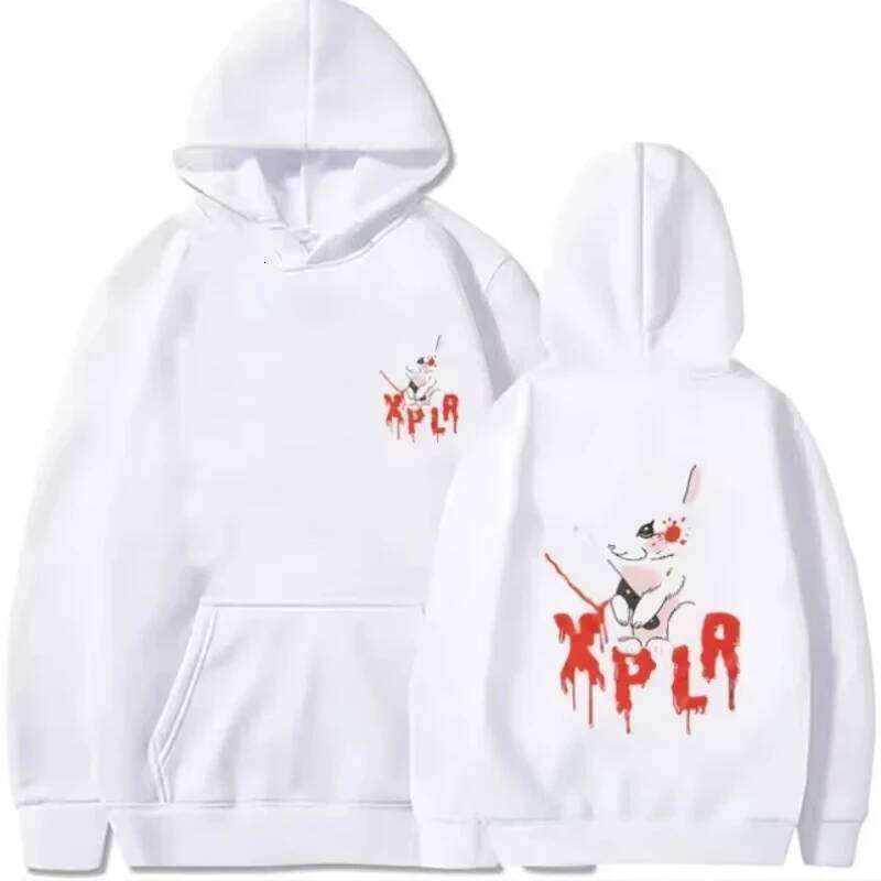 2025 Sam Xplr Merch Colby autumn Hat Rabbit pocket Men's casual fashion sweatshirt Printed Sweatshirt Z260314
