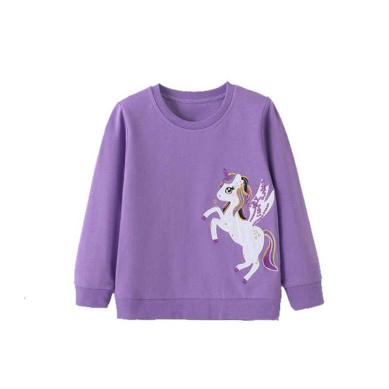 T-shirts Cute style, new spring and autumn embroidered long-sleeve sweatshirt for girls short-sleeve cartoon design