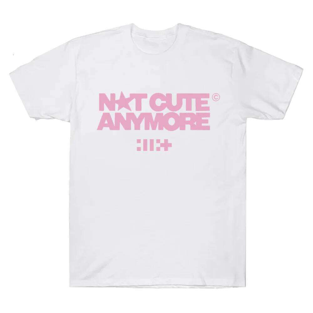 Not Cute Anymore Album T Shirts ILLIT Girl Band T-shirt Korean Fashion Summer Women Men Short Sleeve Casual Cotton Y2K Tee Z260314