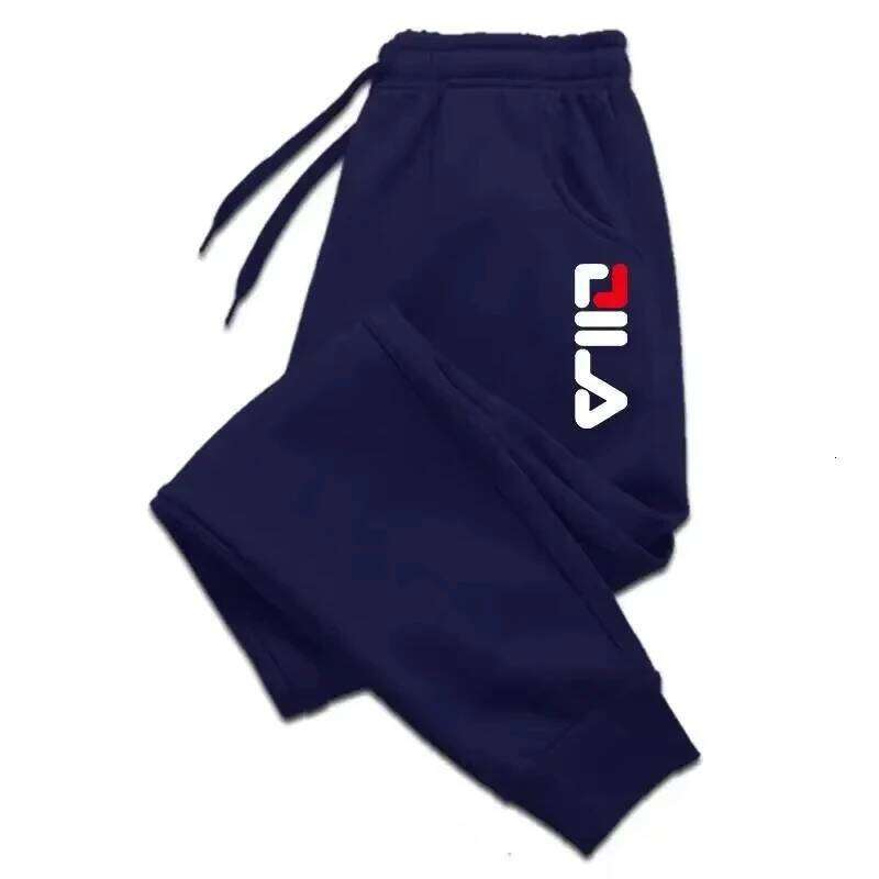Autumn Winter Men's Joggers Drawstring Casual Pants Fleece Sweatpants Workout Running Gym Fitness Sports Trousers WK007 Z260315