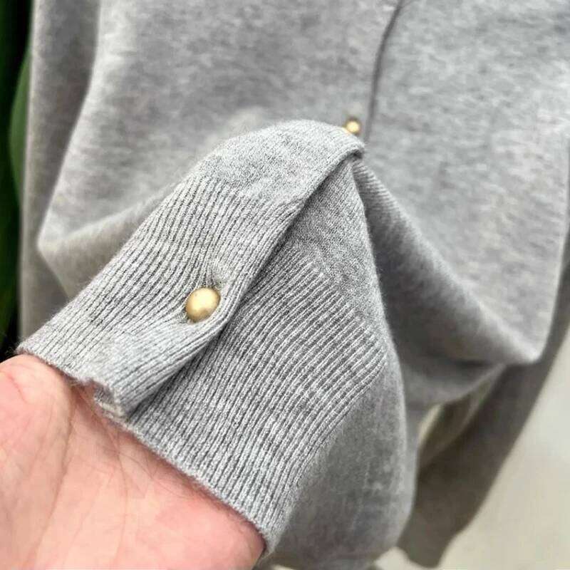 2025 Autumn Winter Long Sleeve Sweaters Cardigans O-Neck Knitted Sweater Women Tops Knitwear Clothing Fashion Z260314