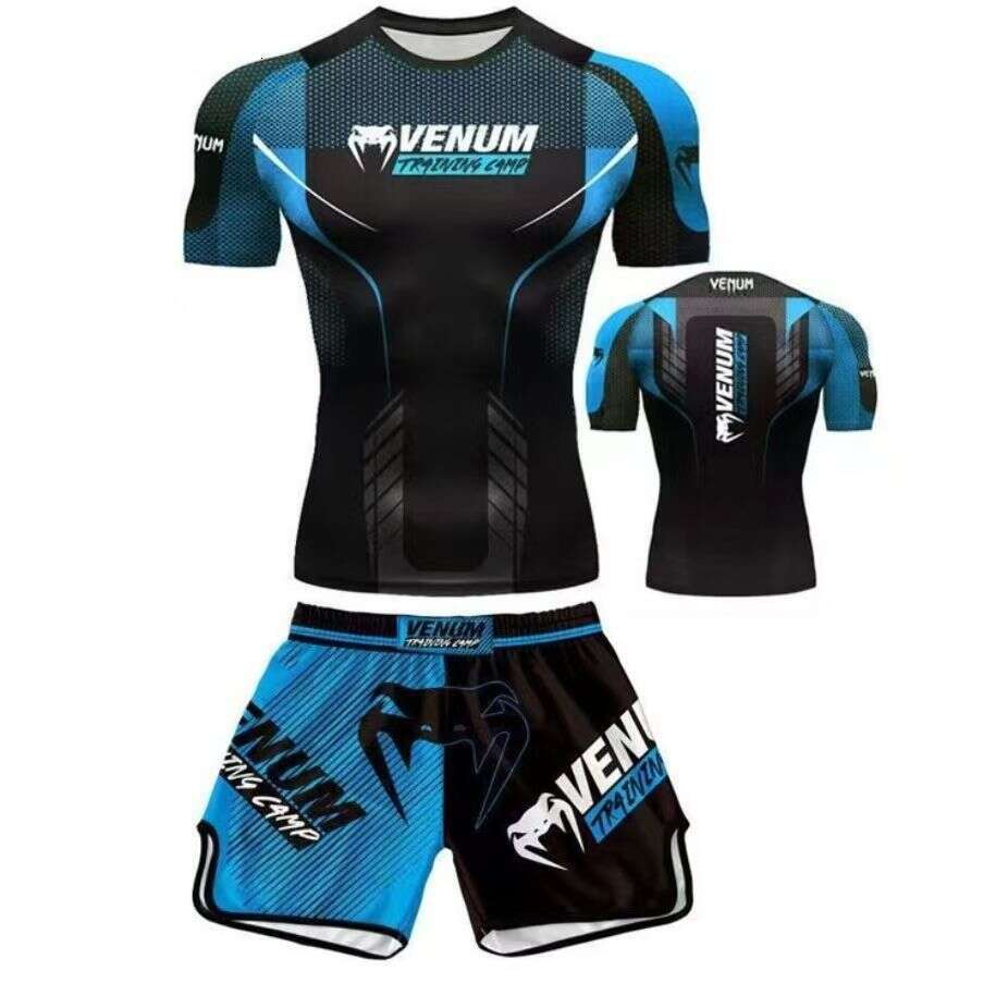 Venom Sanda Training Suit Quick-Dry Fighting Boxing Fitness Combat Set Children's Combat Training Suit Customized