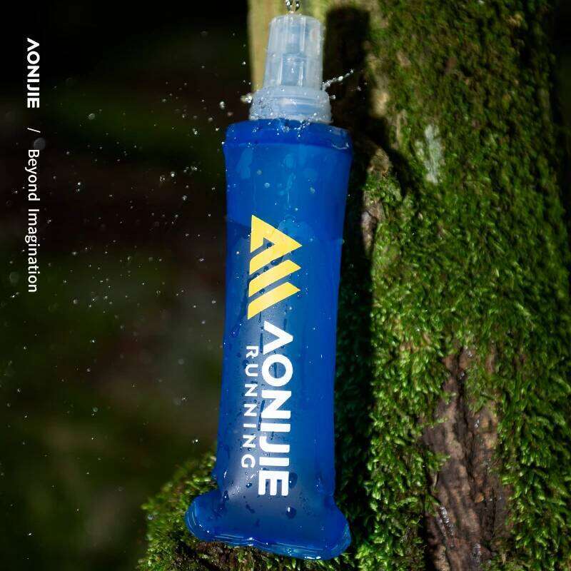 AONIJIE Newest SD30 2PCS 250ml 500ml Soft Water Flask Folding Collapsible Bottle TPU BPA Free For Running Bag Wait Pack Z260314